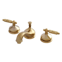 Thumbnail for Kingston Brass KS1167GL 8 in. Widespread Bathroom Faucet, Brushed Brass - BNGBath