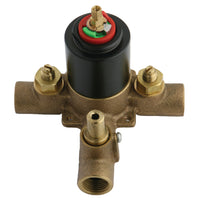 Thumbnail for Kingston Brass KB36350V Tub and Shower Valve Only, Oil Rubbed Bronze - BNGBath