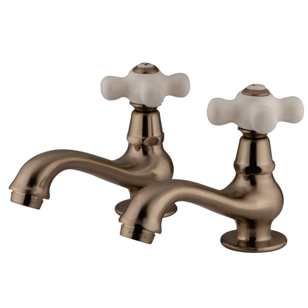Kingston Brass KS1108PX Heritage Basin Tap Faucet, Brushed Nickel - BNGBath