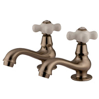 Thumbnail for Kingston Brass KS1108PX Heritage Basin Tap Faucet, Brushed Nickel - BNGBath