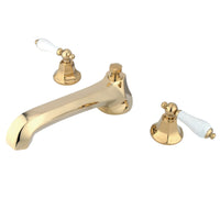 Thumbnail for Kingston Brass KS4302PL Metropolitan Roman Tub Faucet, Polished Brass - BNGBath