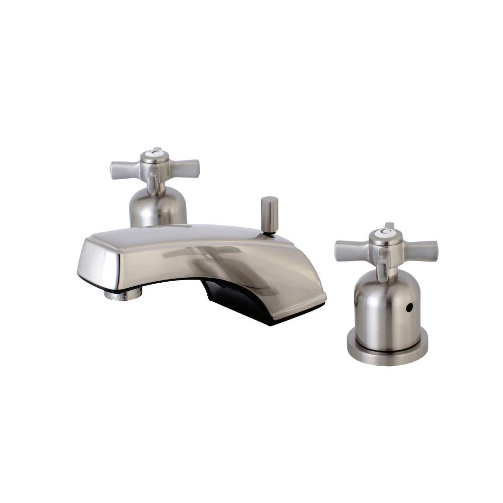 Kingston Brass KB8928ZX 8 in. Widespread Bathroom Faucet, Brushed Nickel - BNGBath