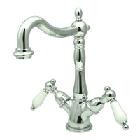 Thumbnail for Kingston Brass KS1491PL Vessel Sink Faucet, Polished Chrome - BNGBath