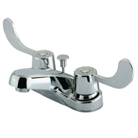 Thumbnail for Kingston Brass GKB181 4 in. Centerset Bathroom Faucet, Polished Chrome - BNGBath