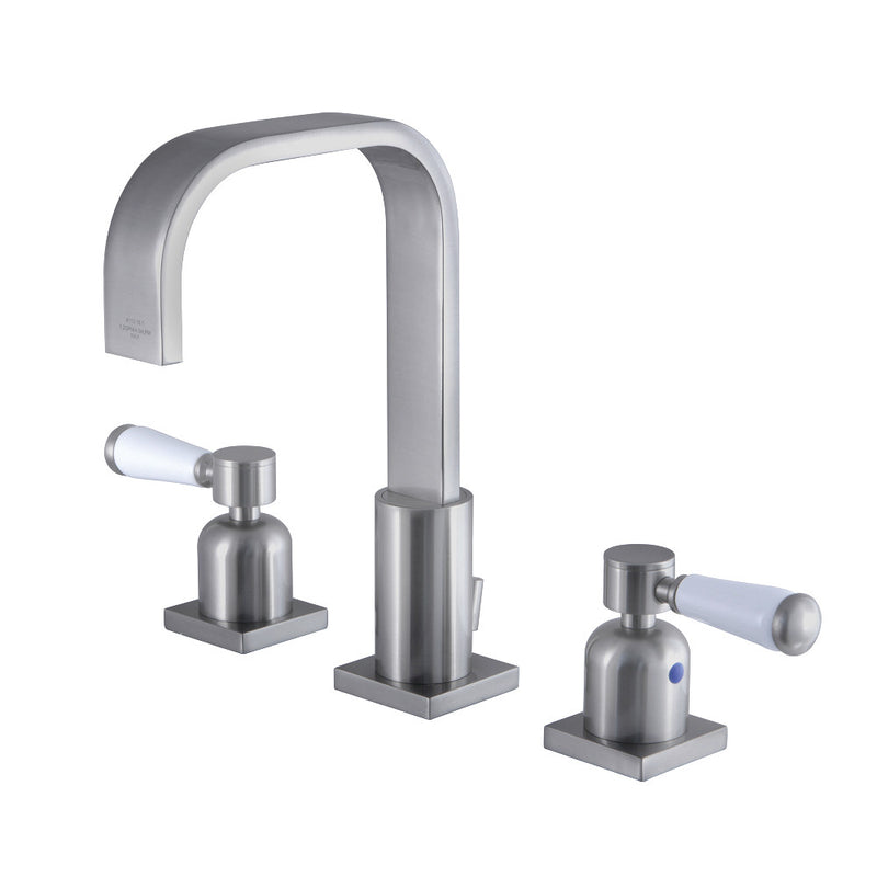 Fauceture FSC8968DPL 8 in. Widespread Bathroom Faucet, Brushed Nickel - BNGBath