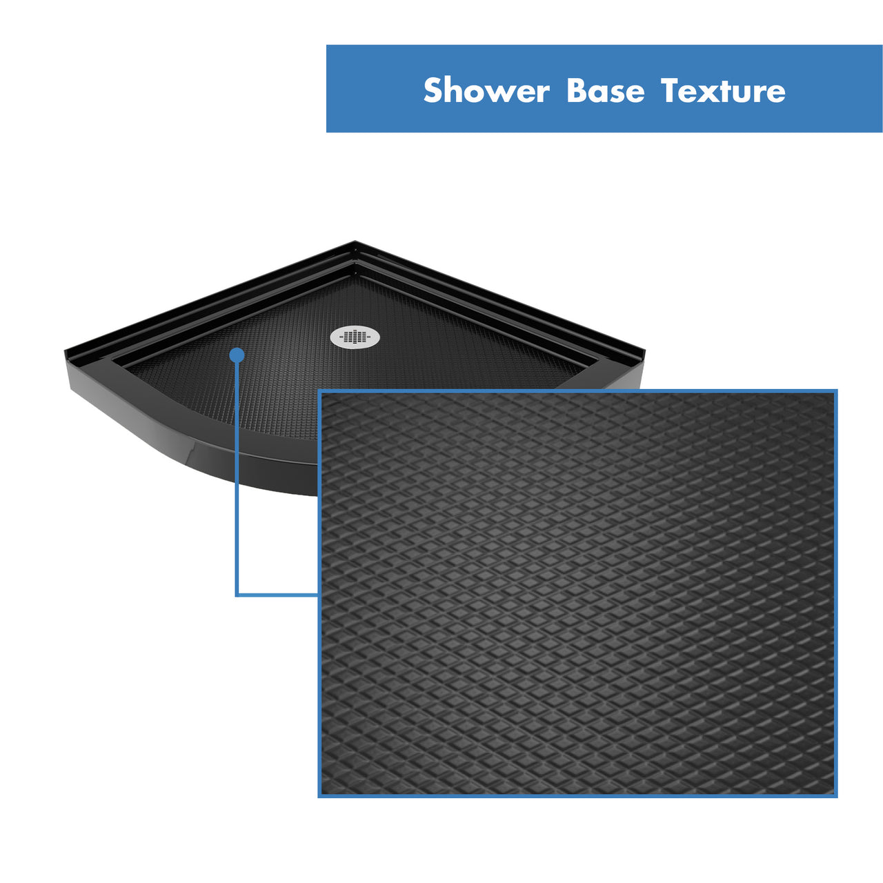 DreamLine Prime 38 in. x 38 in. x 74 3/4 in. Corner Sliding Shower Enclosure and SlimLine Shower Base Kit, Frosted Glass - BNGBath