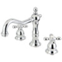 Thumbnail for Kingston Brass CC58L1 8 to 16 in. Widespread Bathroom Faucet, Polished Chrome - BNGBath