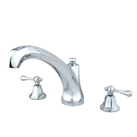 Thumbnail for Kingston Brass KS4321BL Vintage Roman Tub Faucet, Polished Chrome - BNGBath