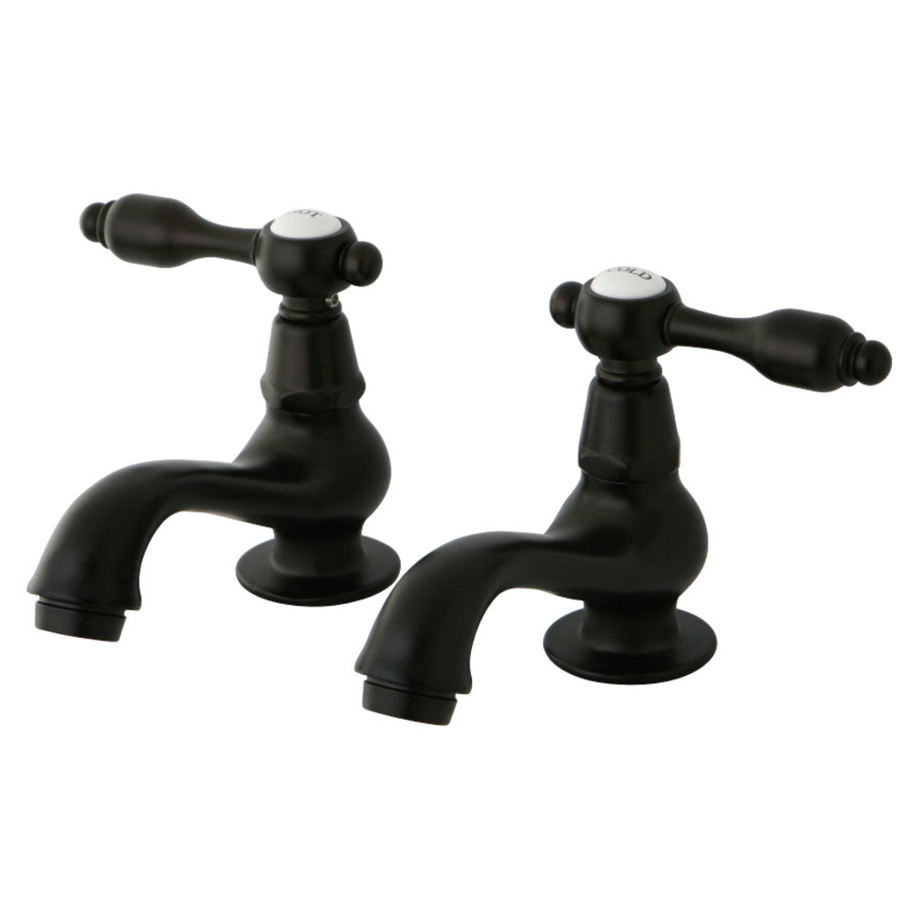 Kingston Brass KS1105TAL Basin Tap Faucet with Lever Handle, Oil Rubbed Bronze - BNGBath
