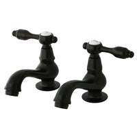Thumbnail for Kingston Brass KS1105TAL Basin Tap Faucet with Lever Handle, Oil Rubbed Bronze - BNGBath