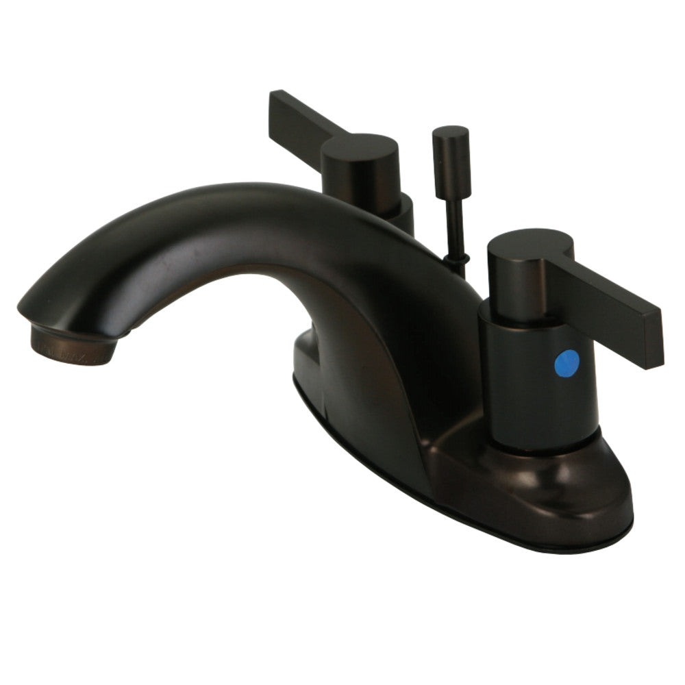 Kingston Brass KB8645NDL 4 in. Centerset Bathroom Faucet, Oil Rubbed Bronze - BNGBath
