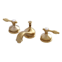 Thumbnail for Kingston Brass KS1167TAL 8 in. Widespread Bathroom Faucet, Brushed Brass - BNGBath