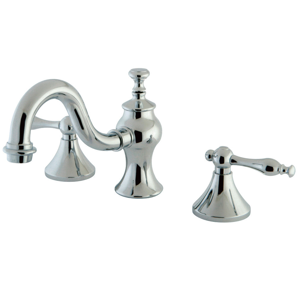 Kingston Brass KC7161NL 8 in. Widespread Bathroom Faucet, Polished Chrome - BNGBath