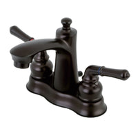 Thumbnail for Kingston Brass FB7615NML 4 in. Centerset Bathroom Faucet, Oil Rubbed Bronze - BNGBath