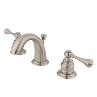 Thumbnail for Kingston Brass KB918BL Vintage Widespread Bathroom Faucet, Brushed Nickel - BNGBath