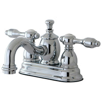 Thumbnail for Kingston Brass KS7101TAL 4 in. Centerset Bathroom Faucet, Polished Chrome - BNGBath