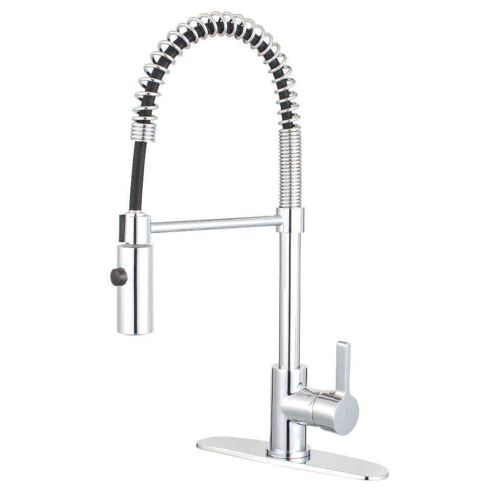 Gourmetier LS8771CTL Continental Single-Handle Pre-Rinse Kitchen Faucet, Polished Chrome - BNGBath