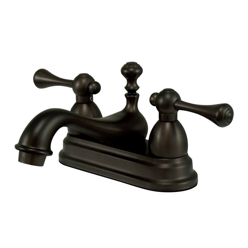 Kingston Brass KS3605BL 4 in. Centerset Bathroom Faucet, Oil Rubbed Bronze - BNGBath