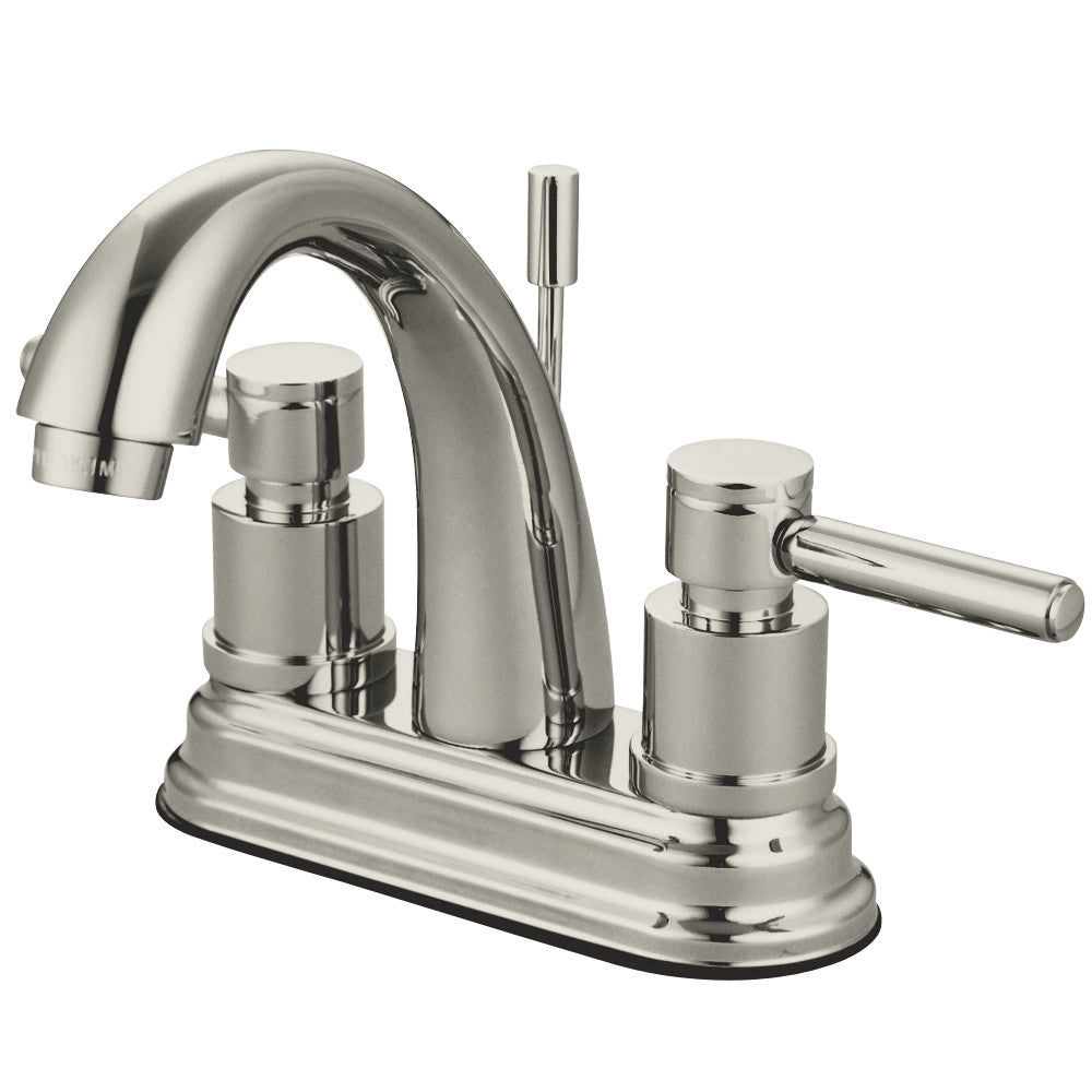 Kingston Brass KS8618DL 4 in. Centerset Bathroom Faucet, Brushed Nickel - BNGBath