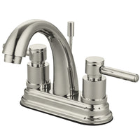 Thumbnail for Kingston Brass KS8618DL 4 in. Centerset Bathroom Faucet, Brushed Nickel - BNGBath