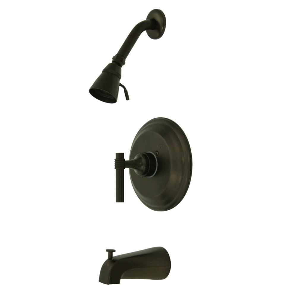 Kingston Brass KB2635ML Milano Tub & Shower Faucet, Oil Rubbed Bronze - BNGBath