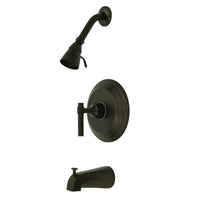 Thumbnail for Kingston Brass KB2635ML Milano Tub & Shower Faucet, Oil Rubbed Bronze - BNGBath