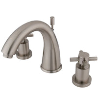 Thumbnail for Kingston Brass KS2968DX 8 in. Widespread Bathroom Faucet, Brushed Nickel - BNGBath