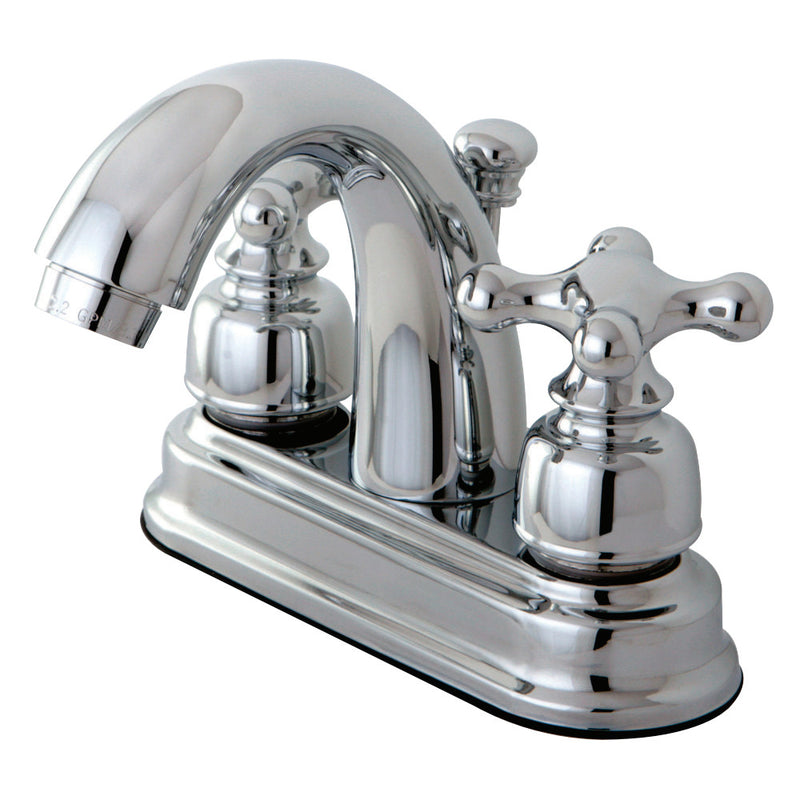 Kingston Brass KB5611AX 4 in. Centerset Bathroom Faucet, Polished Chrome - BNGBath