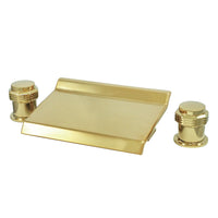 Thumbnail for Kingston Brass KS2242MR Milano Roman Tub Faucet, Polished Brass - BNGBath
