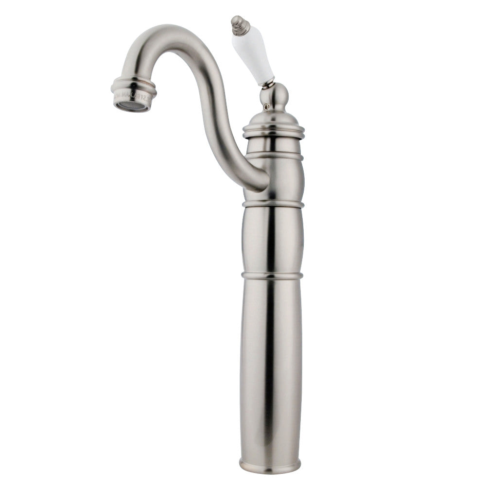 Kingston Brass KB1428PL Vessel Sink Faucet, Brushed Nickel - BNGBath