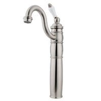 Thumbnail for Kingston Brass KB1428PL Vessel Sink Faucet, Brushed Nickel - BNGBath