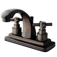 Thumbnail for Kingston Brass KS4645EX 4 in. Centerset Bathroom Faucet, Oil Rubbed Bronze - BNGBath