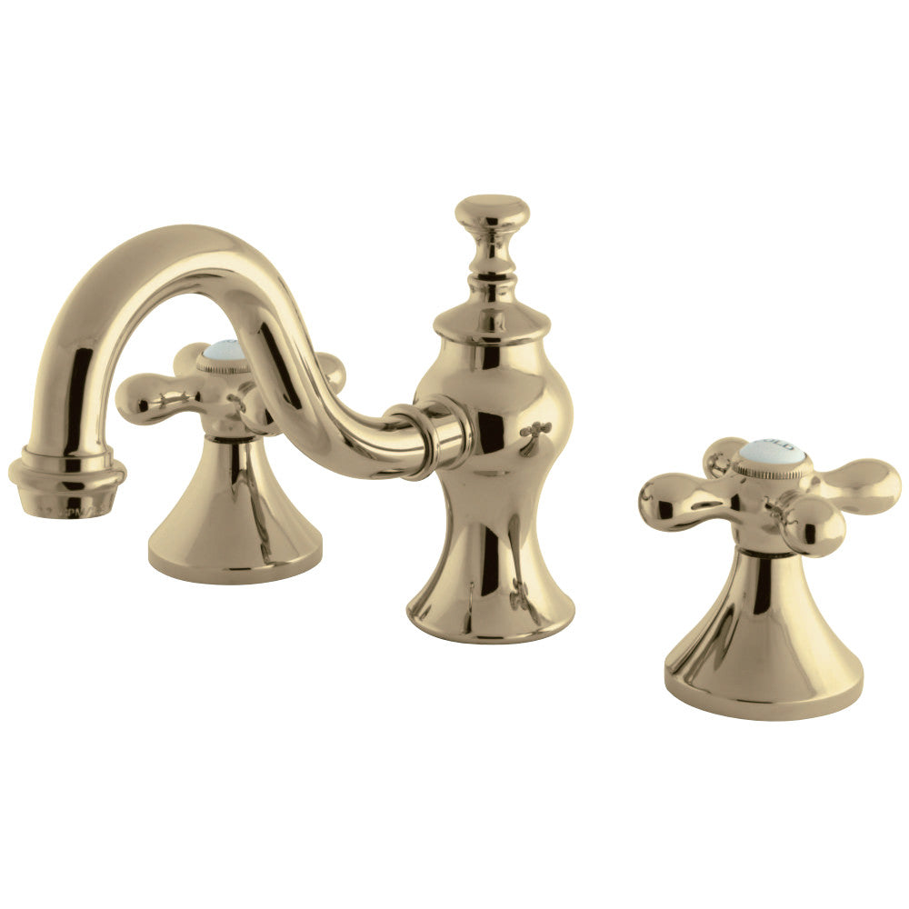 Kingston Brass KC7162AX 8 in. Widespread Bathroom Faucet, Polished Brass - BNGBath