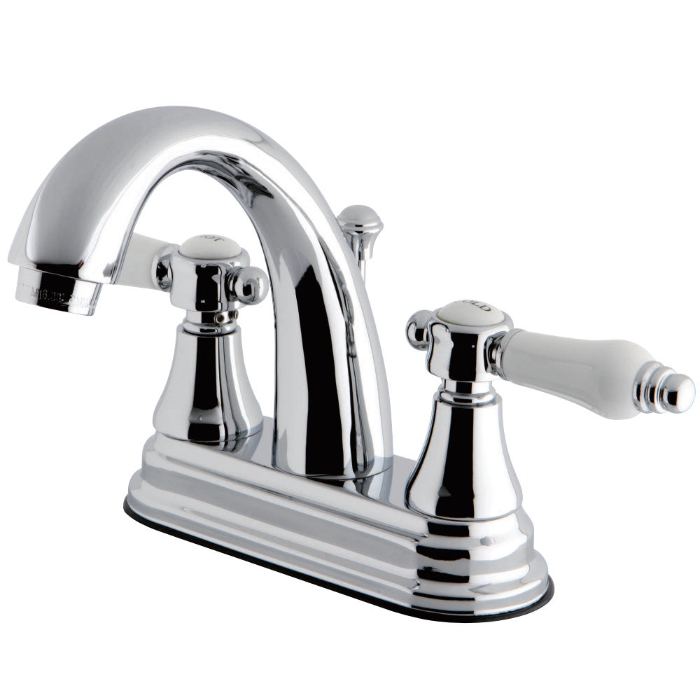 Kingston Brass KS7611BPL 4 in. Centerset Bathroom Faucet, Polished Chrome - BNGBath