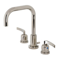 Thumbnail for Kingston Brass FSC8939EFL Centurion Widespread Bathroom Faucet with Brass Pop-Up, Polished Nickel - BNGBath