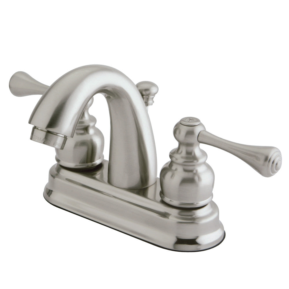 Kingston Brass GKB5618BL 4 in. Centerset Bathroom Faucet, Brushed Nickel - BNGBath