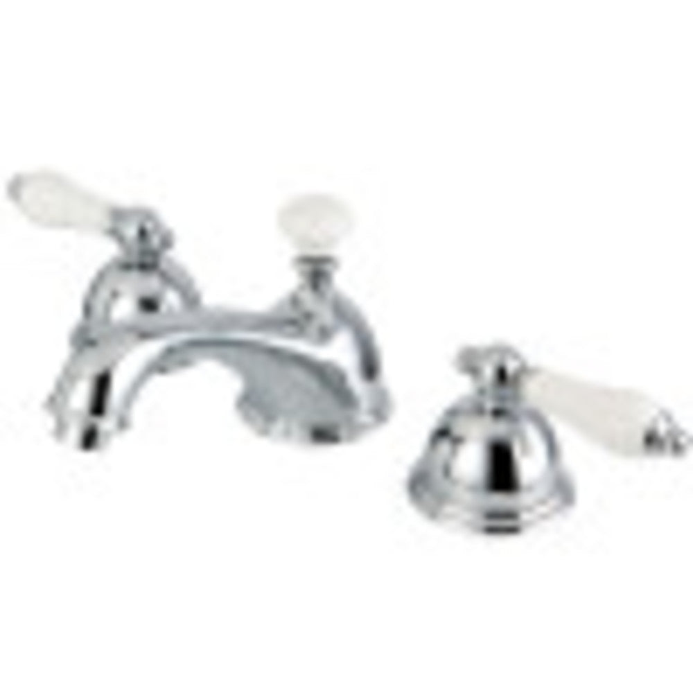 Kingston Brass CC36L1 8 to 16 in. Widespread Bathroom Faucet, Polished Chrome - BNGBath