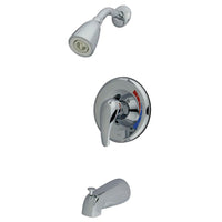 Thumbnail for Kingston Brass KS651 Tub and Shower Faucet, Polished Chrome - BNGBath