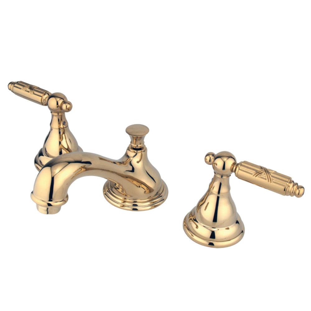 Kingston Brass KS5562GL 8 in. Widespread Bathroom Faucet, Polished Brass - BNGBath