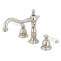 Thumbnail for Kingston Brass KS1976PL 8 in. Widespread Bathroom Faucet, Polished Nickel - BNGBath