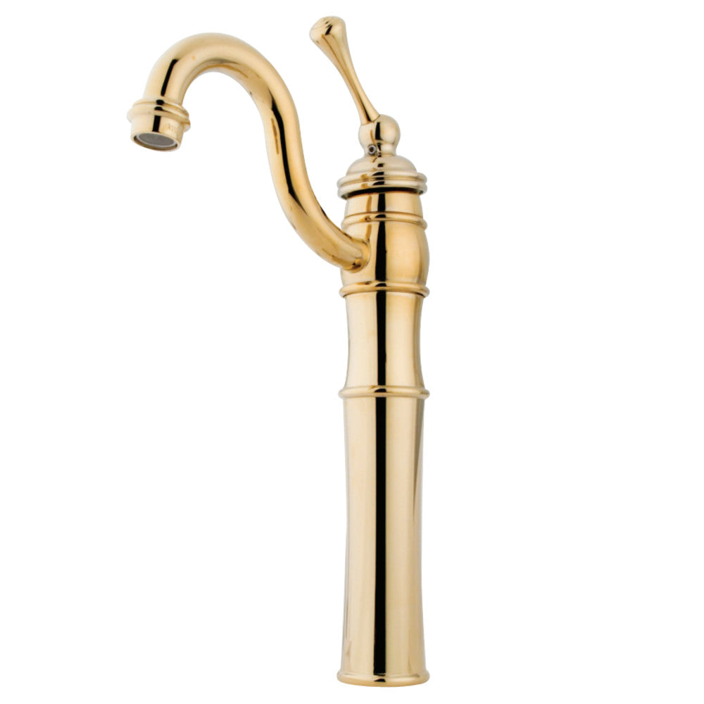 Kingston Brass KB3422BL Vessel Sink Faucet, Polished Brass - BNGBath