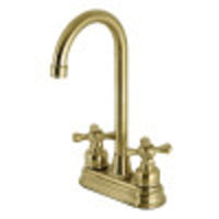 Thumbnail for Kingston Brass KB497AXSB 4-Inch Bar Faucet, Brushed Brass - BNGBath