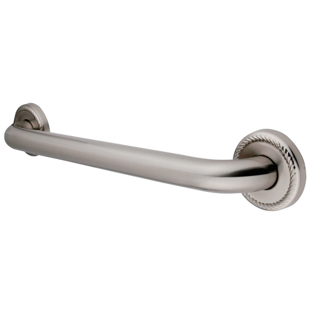 Kingston Brass DR814168 Laurel 16-Inch Decorative 1-1/4-Inch OD Grab Bar, Brushed Nickel - BNGBath