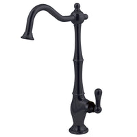 Thumbnail for Kingston Brass KS1195AL Heritage Cold Water Filtration Faucet, Oil Rubbed Bronze - BNGBath