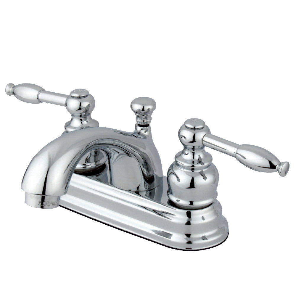 Kingston Brass KB2601KL 4 in. Centerset Bathroom Faucet, Polished Chrome - BNGBath