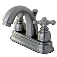 Thumbnail for Kingston Brass FB5618AX 4 in. Centerset Bathroom Faucet, Brushed Nickel - BNGBath