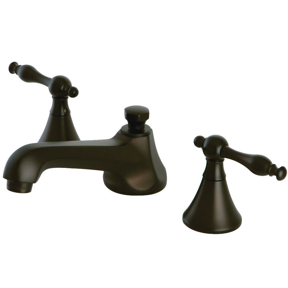 Kingston Brass KS4475NL 8 in. Widespread Bathroom Faucet, Oil Rubbed Bronze - BNGBath