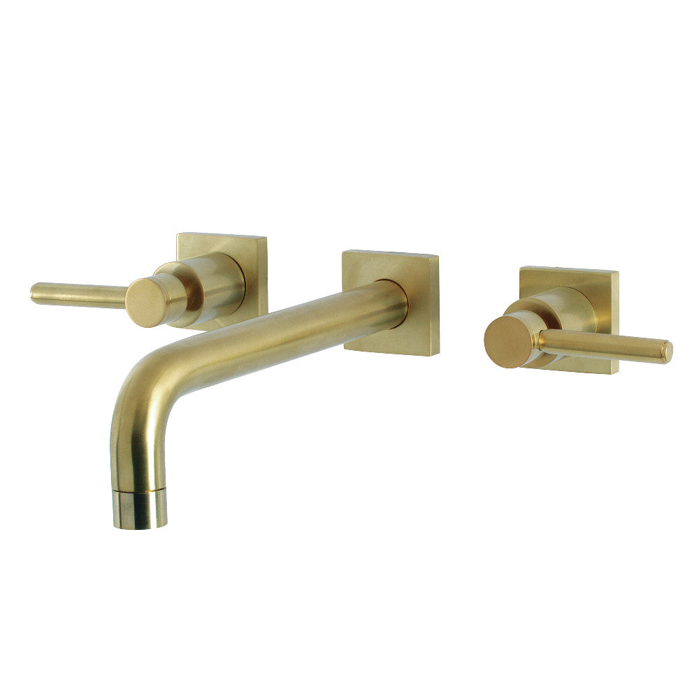 Kingston Brass KS6027DL Concord Wall Mount Tub Faucet, Brushed Brass - BNGBath