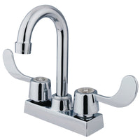 Thumbnail for Kingston Brass GKB451 Water Saving Vista Centerset Bar Faucet, Polished Chrome - BNGBath