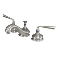 Thumbnail for Kingston Brass KS1168ZL 8 in. Widespread Bathroom Faucet, Brushed Nickel - BNGBath